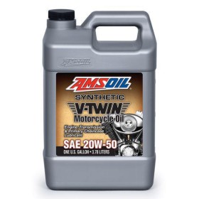 AMSOIL 20W-50 Høykvalitets fullsyntetisk MC-olje