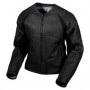 Icon Merc Womens Leather Jacket - Stealth XL