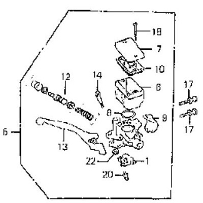 SWITCH, FR. STOP GL1100, GL1200