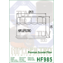 HIFLOFILTRO PREMIUM OIL FILTER HF985