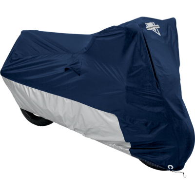 NELSON RIGG M/C COVER POLYESTER Silver/Navy blue