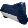NELSON RIGG M/C COVER POLYESTER Silver/Navy blue