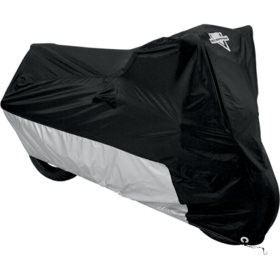 NELSON RIGG M/C COVER POLYESTER Silver/Black